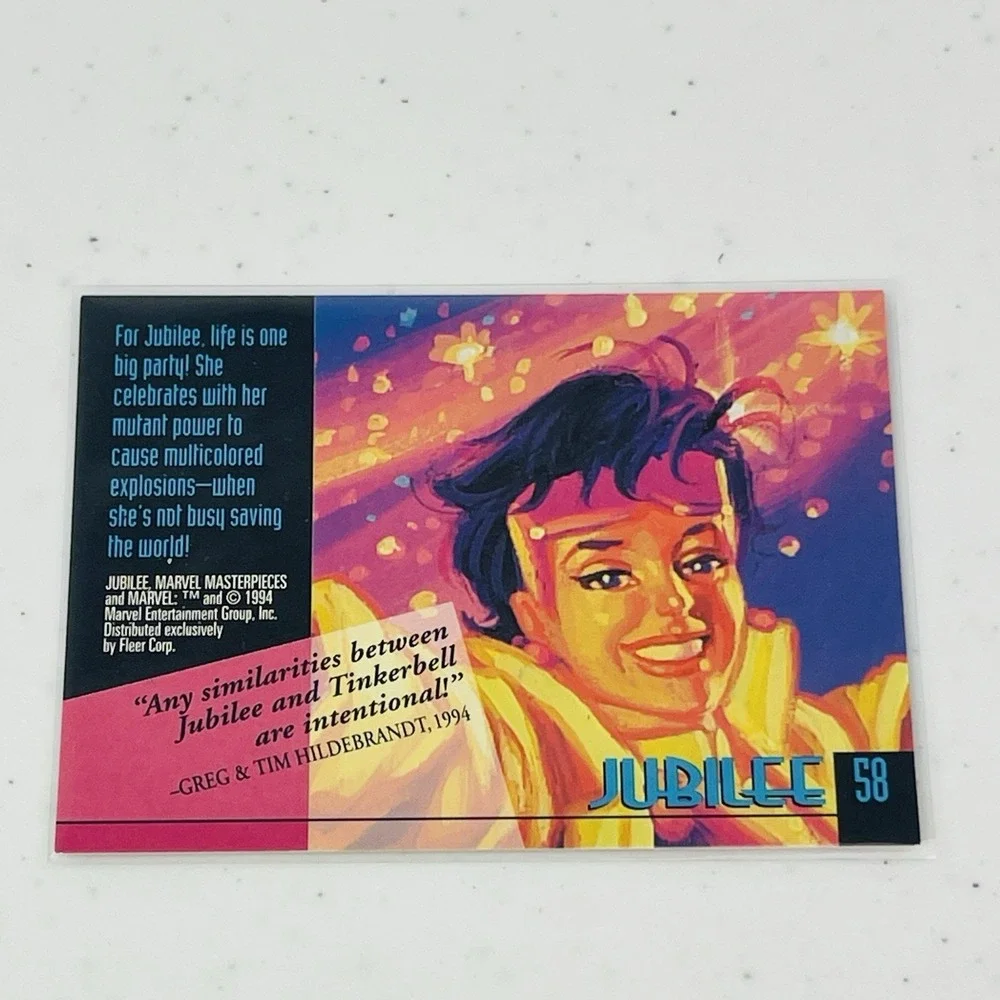 Marvel Masterpieces Jubilee Hildebrandt Non Sport Trading Card Standard Size